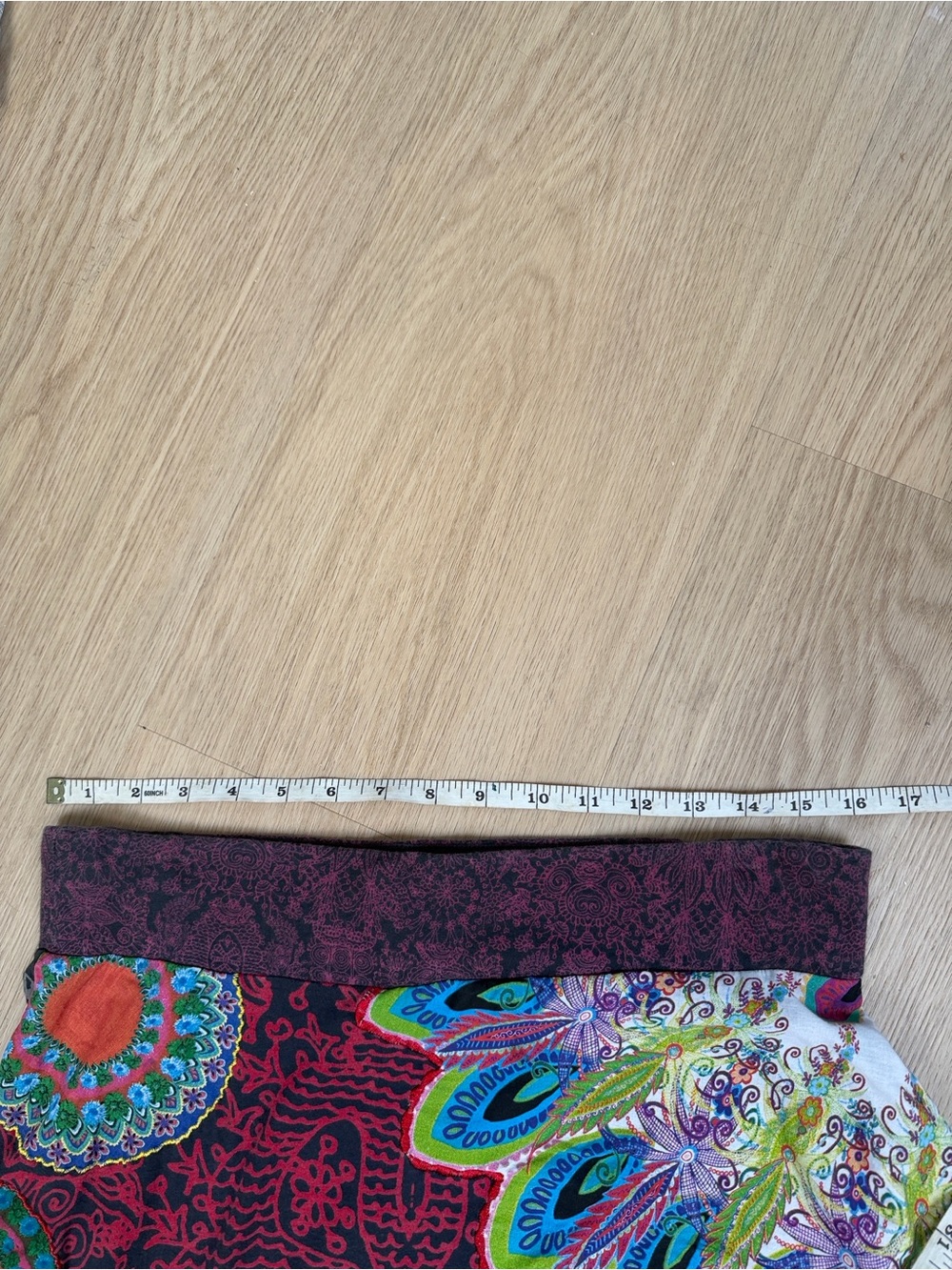 Desigual Multicolor Mandala A-Line Skirt L - Picture 5 of 7